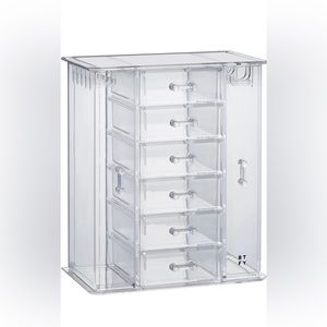 Clear Acrylic Jewelry Organizer Chest